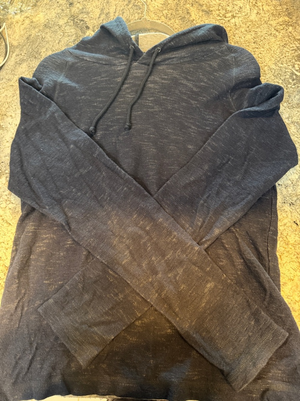 Vince Hooded Long-Sleeve Shirt - Navy - Picture 3 of 4